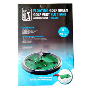NEW PGA Tour Floating Inflatable Pool Golf Green w/ Chipping Mat Balls Included